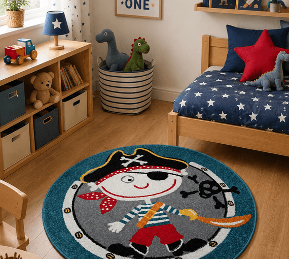 Pirate Round Rug