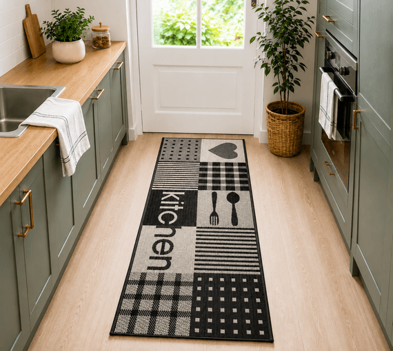 Kitchen Flatweave Runner Rug